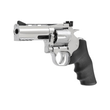 Dan Wesson 715 4" Softair-Co2-Revolver Silber Vollmetall Kaliber 6 mm BB (P18)