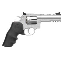 Dan Wesson 715 4" Softair-Co2-Revolver Silber Vollmetall Kaliber 6 mm BB (P18)