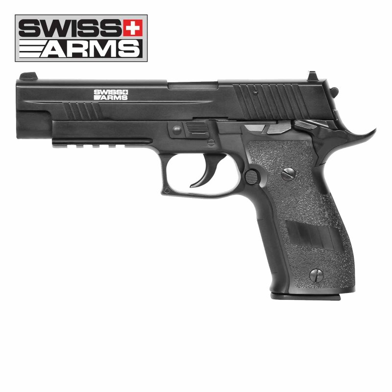 Swiss Arms P226 X-Five Softair-Co2-Pistole Schwarz Kaliber 6 mm BB Blowback (P18)