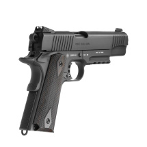 Colt 1911 Railgun Softair-Co2-Pistole Schwarz Kaliber 6 mm BB Blowback (P18)