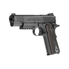 Colt 1911 Railgun Softair-Co2-Pistole Schwarz Kaliber 6 mm BB Blowback (P18)