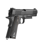 Colt 1911 Railgun Softair-Co2-Pistole Schwarz Kaliber 6 mm BB Blowback (P18)