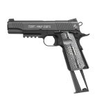 Komplettset Colt Combat Unit Softair-Co2-Pistole Schwarz Kaliber 6 mm BB Blowback (P18)