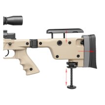 GSG 4406 Sniper Softair-Gewehr Kaliber 6 mm BB Federdruck Tan (P18)