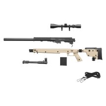 GSG 4406 Sniper Softair-Gewehr Kaliber 6 mm BB Federdruck Tan (P18)