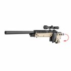 GSG 4406 Sniper Softair-Gewehr Kaliber 6 mm BB Federdruck Tan (P18)