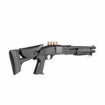 ASG Franchi SAS 12 Softair-Gewehr Kaliber 6 mm BB Federdruck Schwarz (P18)