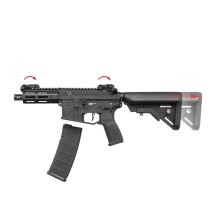 Evolution Ghost XS EMR S-AEG Softair-Gewehr Kaliber 6 mm BB Schwarz (P18)