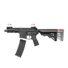 Evolution Ghost XS EMR S-AEG Softair-Gewehr Kaliber 6 mm BB Schwarz (P18)