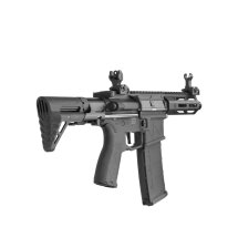 Evolution Ghost XS EMR PDW S-AEG Softair-Gewehr Kaliber 6 mm BB Schwarz (P18)