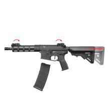 Evolution Ghost S EMR S S-AEG Softair-Gewehr Kaliber 6 mm BB Schwarz (P18)