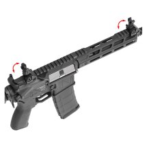 Evolution Ghost S EMR S S-AEG Softair-Gewehr Kaliber 6 mm BB Schwarz (P18)