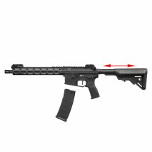 Evolution Ghost L EMR S-AEG Softair-Gewehr Kaliber 6 mm BB Schwarz (P18)