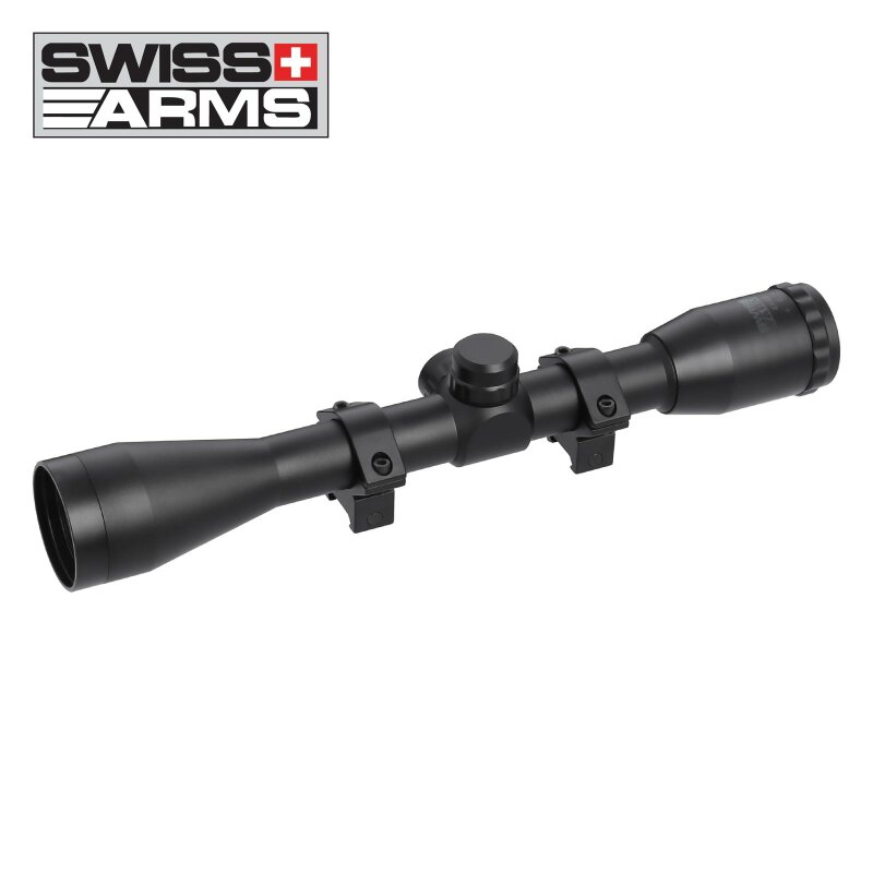 Swiss Arms Zielfernrohr 4x40 mit 22 mm Montagen