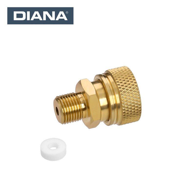 Diana Schnellverschlusskupplung für Quickfill Stutzen mit Standard 1/8" BSP Gewinde