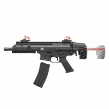FN Herstal SCAR SC S-AEG Softair-Gewehr Kaliber 6 mm BB Schwarz (P18)
