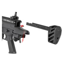 FN Herstal SCAR SC S-AEG Softair-Gewehr Kaliber 6 mm BB Schwarz (P18)