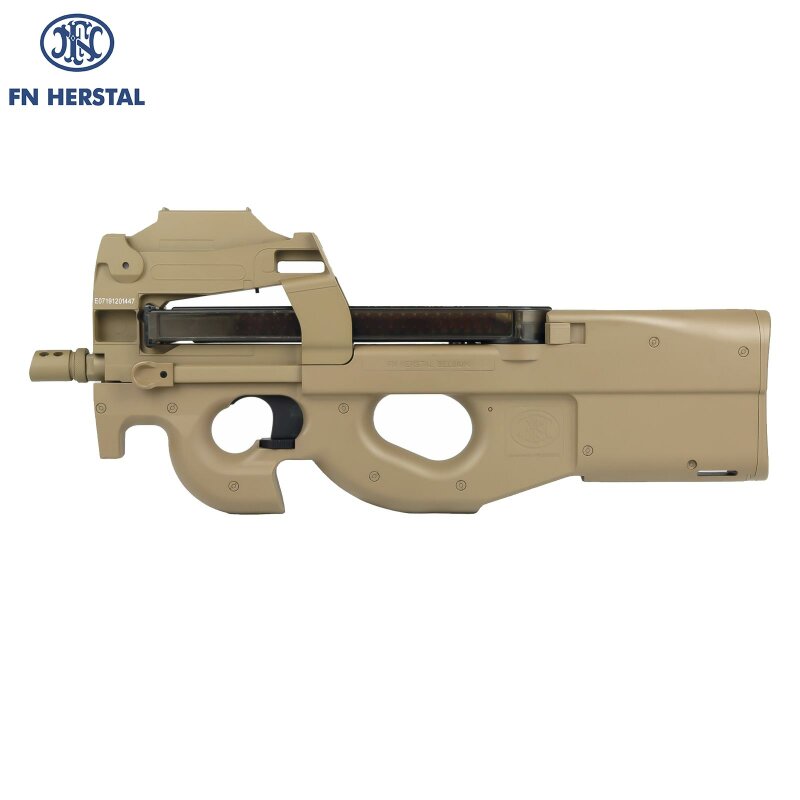 FN Herstal P90 S-AEG Softair-Gewehr Kaliber 6 mm BB Dark Earth (P18)