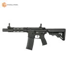Evolution Ghost S EMR S S-AEG Softair-Gewehr Kaliber 6 mm BB Schwarz (P18) inkl. Schalldämpfer
