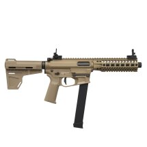 Ares M4 45 Pistol S Class-L S-AEG Softair-Gewehr Kaliber 6 mm BB Dark Earth (P18)