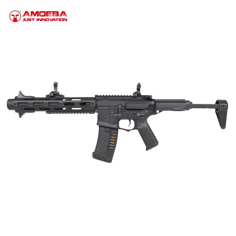 Amoeba M4 013 S-AEG Softair-Gewehr Kaliber 6 mm BB Schwarz (P18)