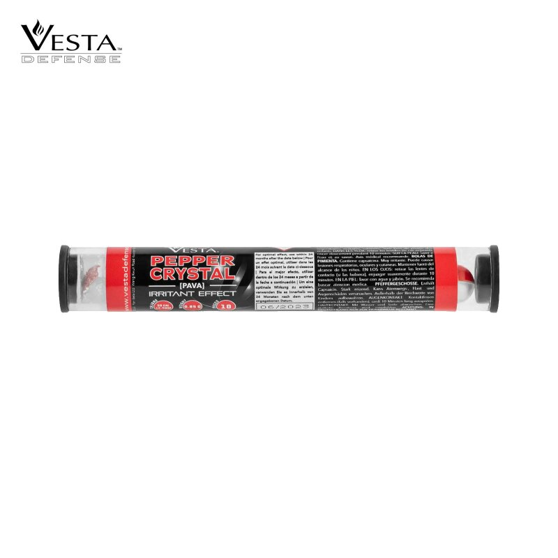 Vesta Pepper Crystal Balls - Pfeffergeschosse cal .50 - 10 Stück