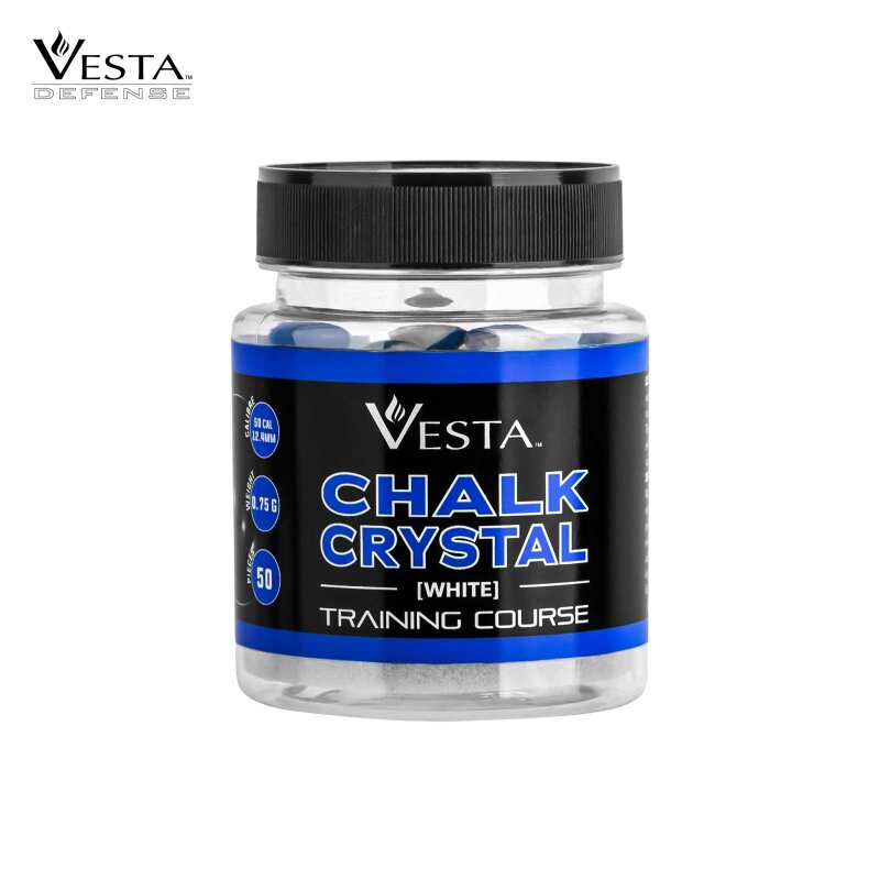 Vesta Chalk Crystal Balls / Kreidekugeln cal .50 - 50 Stück