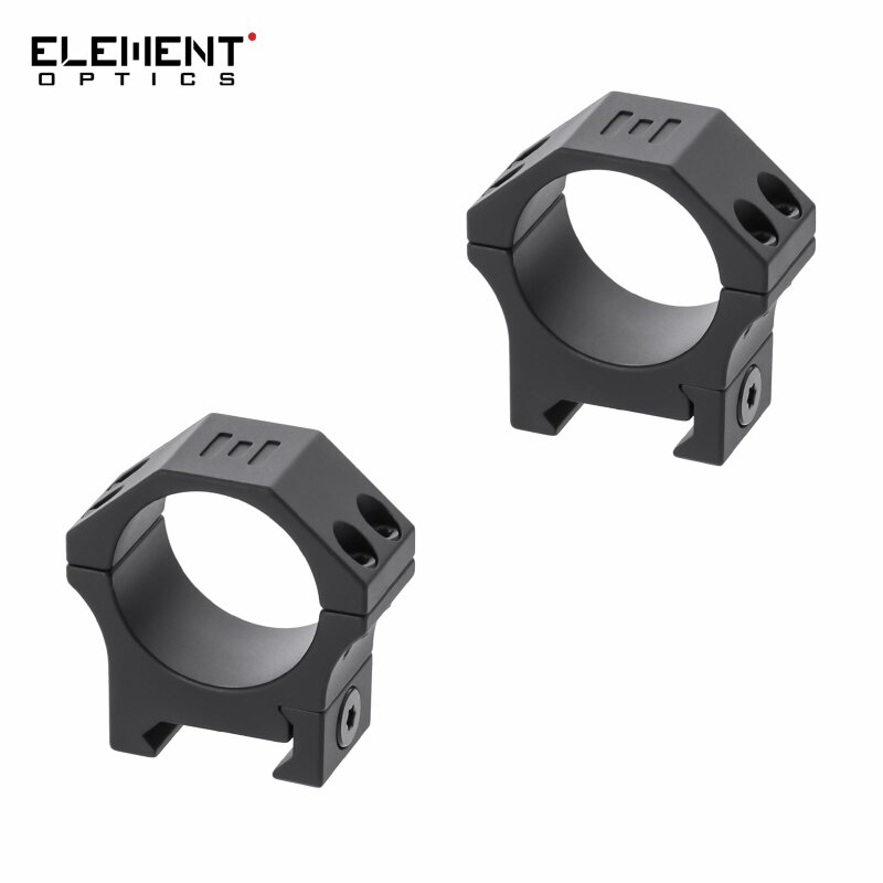 Element Optics XT Montageringe für Picatinnyschiene  - 30 mm- Low - 2 Stück