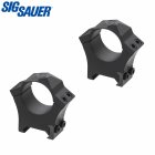 Sig Sauer ALPHA1 Stahl Montageringe für Weaver- / Picatinnyschiene - 25,4 mm- High - 2 Stück