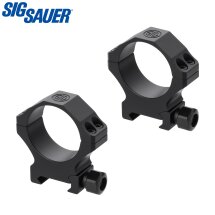 Sig Sauer ALPHA1 Aluminium Montageringe für Weaver-...