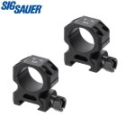 Sig Sauer Buckmasters® Aluminium Montageringe für Weaver- / Picatinnyschiene - 25,4 mm- Medium - 2 Stück