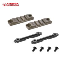 Amoeba Rails für M4 Handguard Dark Earth - für...