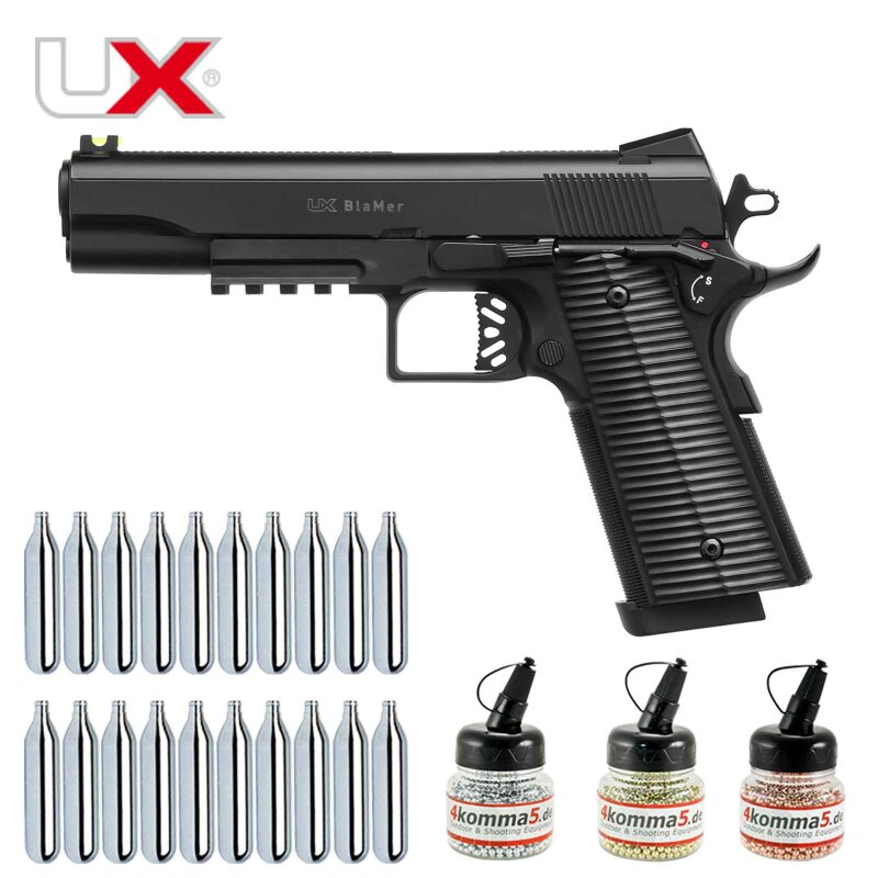 Superset UX BlaMer - 4,5 mm Stahl BB Co2-Pistole Blowback (P18)
