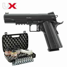 Kofferset UX BlaMer - 4,5 mm Stahl BB Co2-Pistole...