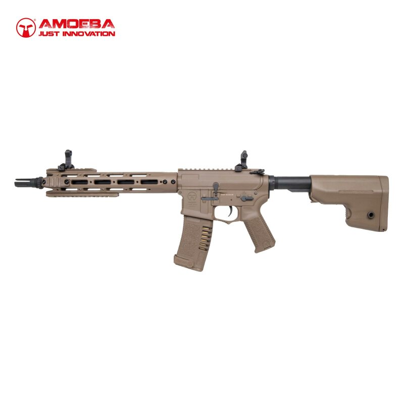 Amoeba M4 009 AEG Softair-Gewehr 6 mm BB Dark Earth (P14)