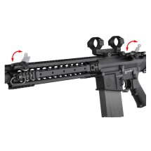 Ares SR25-M110K S-AEG Softair-Gewehr Kaliber 6 mm BB Schwarz (P18)