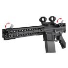 Ares SR25-M110K S-AEG Softair-Gewehr Kaliber 6 mm BB Schwarz (P18)