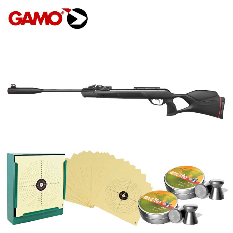 SET Gamo Luftgewehr Replay 10X Magnum IGT Knicklauf 10- Schuss Kaliber 4,5 mm Diabolo (P18)