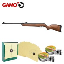 SET Gamo Luftgewehr Forest Knicklauf Holzschaft Kaliber...