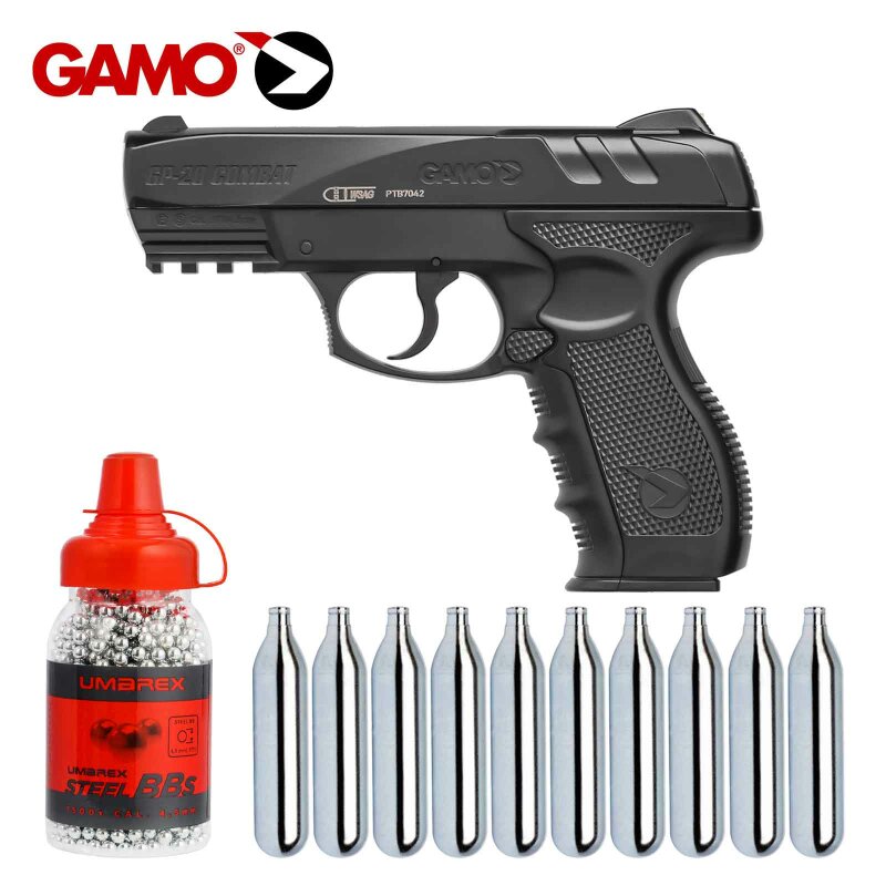 SET Gamo GP-20 Combat Pistol - Co2 Pistole 4,5 mm BB (P18)