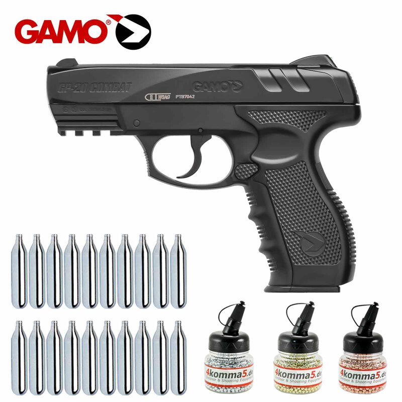 Superset Gamo GP-20 Combat Pistol - Co2 Pistole 4,5 mm BB (P18)