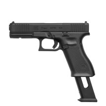 Glock 17 Gen5 MOS Co2-Pistole Kaliber 4,5 mm Stahl BB Blowback (P18) 17 Schuss