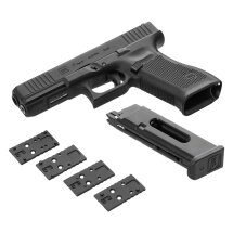 Glock 17 Gen5 MOS Co2-Pistole Kaliber 4,5 mm Stahl BB Blowback (P18) 17 Schuss