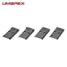 Umarex Adapter Plates / Adapterplatten 4er Set - Für Glock MOS (Modular Optic System) Modelle