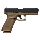 Glock 17 Gen5 Coyote Co2-Pistole Kaliber 4,5 mm Stahl BB Blowback (P18)