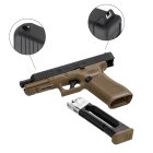 Glock 17 Gen5 Coyote Co2-Pistole Kaliber 4,5 mm Stahl BB Blowback (P18)