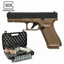 Kofferset Glock 17 Gen5 Coyote Co2-Pistole Kaliber 4,5 mm...