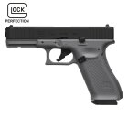 Glock 17 Gen5 Tungsten Gray Co2-Pistole Kaliber 4,5 mm Stahl BB Blowback (P18)