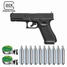 SET Glock 17 Gen5 MOS Co2-Pistole Kaliber 4,5 mm Diabolo...