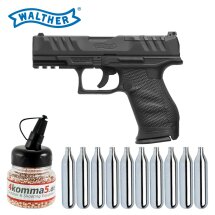 SET Walther PDP Compact 4" - Co2-Pistole Kaliber 4,5 mm Stahl BB (P18)
